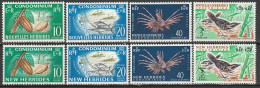 Nouvelles Hébrides Série Courante Cacaoyer Peche Et Carte Pterois Volitans 1965 N°215/222 Neuf*charnière - Neufs