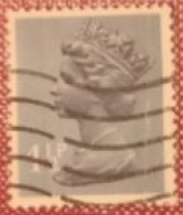 GRAN BRETAGNA 1973 QUEEN ELISABETH 4 1/2p - Used Stamps