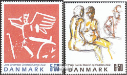 Dänemark 1318-1319 (kompl.Ausg.) Postfrisch 2002 Kunst - Ongebruikt