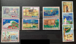 Belize 1991-1992, Christmas - Spine-Chillers, MNH Stamps Set - Belize (1973-...)