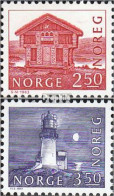 Norwegen 876-877 (kompl.Ausg.) Postfrisch 1983 Bauwerke - Unused Stamps