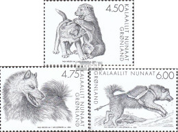 Dänemark - Grönland 393-395 (kompl.Ausg.) Postfrisch 2003 Grönlandhund - Unused Stamps