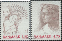 Dänemark 1023-1024 (kompl.Ausg.) Postfrisch 1992 Margrethe I. - Neufs