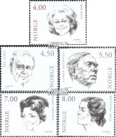 Norwegen 1371-1375 (kompl.Ausg.) Postfrisch 2001 Schauspieler - Unused Stamps