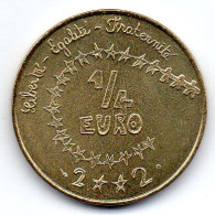 FRANCE, 1/4 Euro, Copper-Aluminum-Nickel, Year 2002, KM # 1293 - Otros & Sin Clasificación
