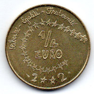 FRANCE, 1/4 Euro, Copper-Aluminum-Nickel, Year 2002, KM # 1293 - Sonstige & Ohne Zuordnung