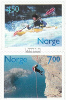 Norwegen 1383Du-1384Du (kompl.Ausg.) Postfrisch 2001 Aktive Freizeit - Unused Stamps