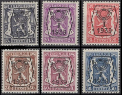 PRE405/410** (PO13) - Typo Precancels 1936-51 (Small Seal Of The State)