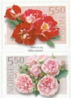 Norwegen 1392Du-1393Du (kompl.Ausg.) Postfrisch 2001 Rosen - Unused Stamps