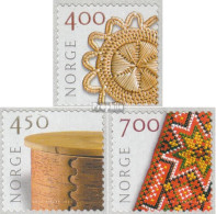 Norwegen 1368-1370 (kompl.Ausg.) Postfrisch 2001 Kunsthandwerk - Unused Stamps