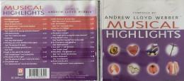 BORGATTA - FILM MUSIC - Cd ANDREW LLOYD -  MUSICAL HIGHLIGHTS -  DISKY 1998 - USATO In Buono Stato - Soundtracks, Film Music