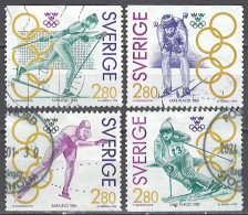 Sweden 1992. Mi.Nr. 1705-1708, Used O - Gebraucht