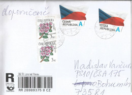 R Envelope Czech Republic Used In 2016 - Buste