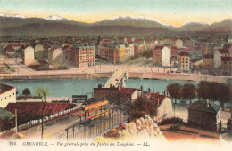 FRANCE - Grenoble - Vue Générale Prise Du Jardin Des Dauphins - Carte Postale Ancienne - Grenoble