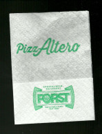 Tovagliolino Da Caffè - Pizzeria PizzAltero ( Bologna ) - Company Logo Napkins