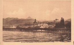 FRANCE - Evian Les Bains - Vue Générale Et La Dent D'Oche - Carte Postale Ancienne - Evian-les-Bains