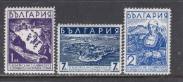 Bulgaria 1936 - 4e Congres Des Geographes Et Ethnographes Slaves, A Sofia, YT 287/89, MNH** - Neufs