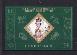 TRISTAN DA CUNHA--2012-QE11-LIFETIME SERVICE-SHEET-MNH - Tristan Da Cunha