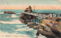 FRANCE - Biarritz - Le Rocher De La Vierge - LL - Carte Postale Ancienne - Biarritz