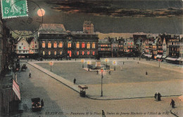 FRANCE - Beauvais - Panorama De La Place - Statue De Jeanne Hachette Et L'hôtel De Ville - Carte Postale Ancienne - Beauvais