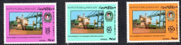 Kuwait 1987 Port Authority, 10th Anniv. 3V MNH - Kuwait