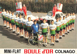 CELEBRITES - Sportifs - Cycliste - Mini Flat Boule D'or Colnago - équipe De Cycliste Boule D'or Colgnago - Carte Postale - Sportler