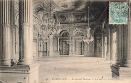 FRANCE - Bordeaux - Le Grand Théâtre - La Salle Des Concerts - Carte Postale Ancienne - Bordeaux