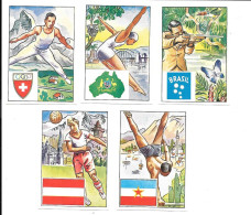 DB22 - IMAGES DORAMIN - COMITES OLYMPIQUES NATIONAUX - BRESIL - SUISSE - AUTRICHE - AUSTRALIE - YOUGOSLAVIE - Sonstige & Ohne Zuordnung