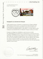2021 - Notice Hunspach - Documents Of Postal Services