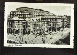 Österreich Feldpostkarte Von Wien Mit Staatsoper Um 1942 Mit Viol. Stpl. Der Abteilung 17 - 1. Kompanie - Wien Mitte