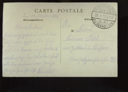 Belgien: Feldpostkarte Von La Vallee De La Meusa Illustree Vom 29.1.1915 Feldpostexpedition DER 25. RESERVE-DIV. - Briefe U. Dokumente