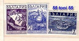 1936  Congress Of Slavic GEOGRAPHERS & ETNOGRAPHERS  Yvert- 287/89  3v.-MNH  BULGARIA / Bulgarie - Neufs