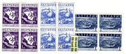 1936  Congress Of Slavic GEOGRAPHERS & ETNOGRAPHERS  Yvert- 287/89  3v.-MNH  Block Of Four  BULGARIA / Bulgarie - Neufs