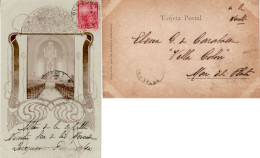 ARGENTINA 1903 POSTCARD SENT TO MAR DEL PLATA - Covers & Documents