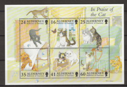 1996 MNH Alderney MI Block 2 Postfris** - Alderney