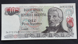 Billete De Banco De ARGENTINA - 10 Pesos Argentinos, 1984  Sin Cursar - Argentina
