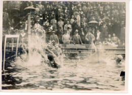 Photo Meurisse Années 1930,Water Polo à La Piscine Des Tourelles France Belgique, Format 13/18 - Sporten