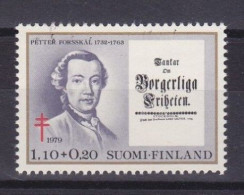 FINLANDIA PERSONAJE 1979 Yv 810 MNH - Volledig Jaar