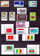 NATIONS-UNIES (3 Agences) - Lot De Timbres 1971/1983 - Tous Différents - Neufs N** - Très Beaux - Cote Environ 100 E. - Collections, Lots & Séries