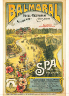 PUBLICITE - BALMARAL - Hôtel Restaurant - Spa Extension Belgique - Affiche Dde Fernand Xhardez - Carte Postale - Advertising