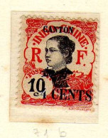 Canton - 1919 - Erreur  4 C. Sur 10 C. -   Neuf* - MLH - Nuevos