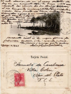 ARGENTINA 1903 POSTCARD SENT TO MAR DEL PLATA - Storia Postale