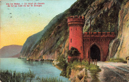 FRANCE - Aix Les Bains - Le Tunel Du Chemin De Fer Au Bord Du Lac De Bourget - Carte Postale Ancienne - Aix Les Bains