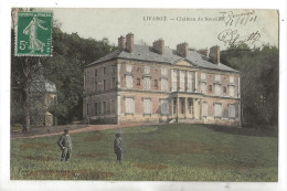 Livarot-Pays-d'Auge (14) : Le Château De Neuville Env 1908 (animé) PF. - Livarot