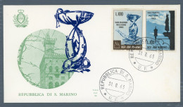 °°° San Marino N. 5455 - Riccione 1963 °°° - FDC