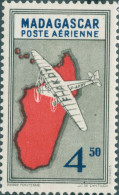 MADAGASCAR, POSTA AEREA, AIRMAIL, 1935, FRANCOBOLLI NUOVI (MLH*)  Scott:MG C25G - Nuovi