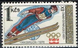 TCHECOSLOVAQUIE - XII Jeux D'hiver, à Innsbruck : Saut à Ski - Used Stamps