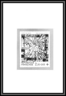 2778b N°2449 Eglise Saint-Jacques Reims Church Croix Rouge (red Cross) 1986  Epreuve Photo Noir Et Blanc Proof France - Artist Proofs