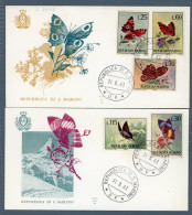 °°° San Marino N. 5457 - Farfalle 2 Buste °°° - FDC