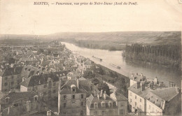 FRANCE - Mantes - Panorama - Vue Prise De Notre Dame - Aval Du Pont - Carte Postale Ancienne - Mantes La Jolie